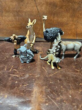Vintage Schleich or Papo wild animal collection